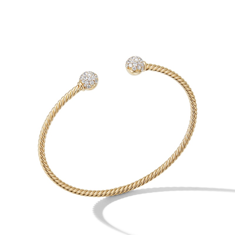 Solari Bracelet in 18K Yellow Gold with Diamonds
