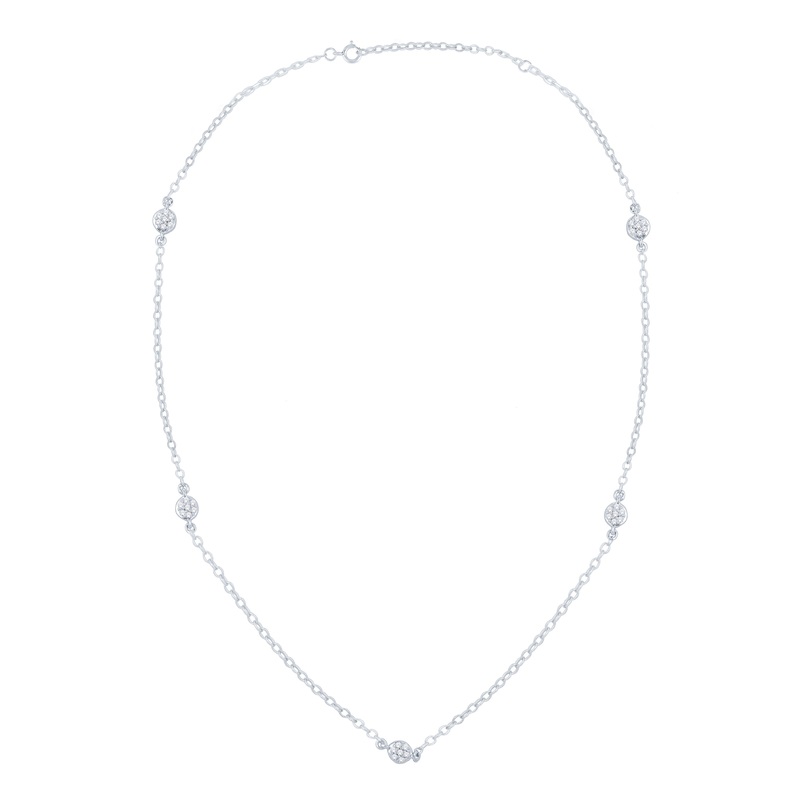 0.20 CTW Diamonds By the Yard Necklace