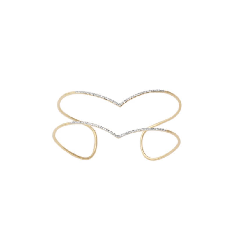 0.28 CTW Diamond Cuff Bracelet