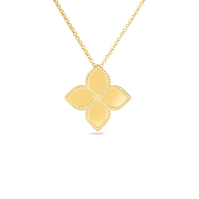 18K Yellow Gold Large Pendant