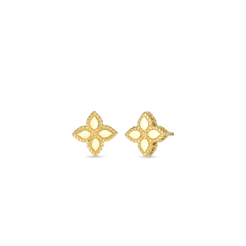 18K Yellow Gold Small Stud Earrings