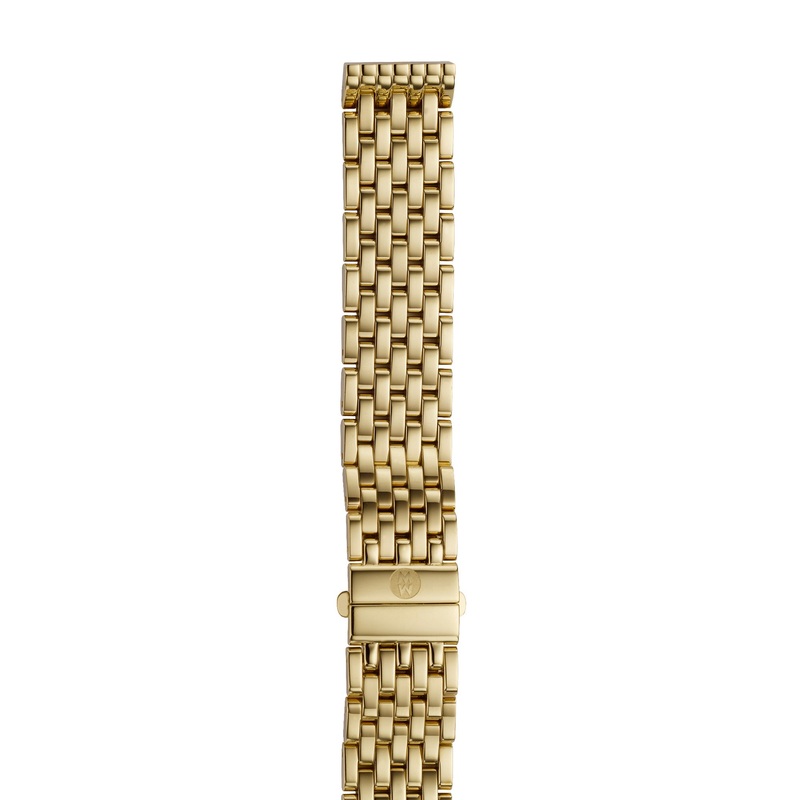 16mm Deco 16 7-Link Gold Bracelet