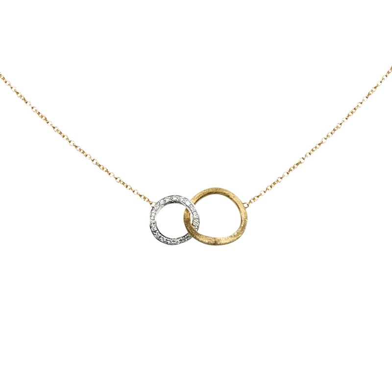 18K Yellow Gold & Diamond Small Pendant