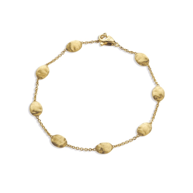 18K Yellow Gold Medium Bead Bracelet
