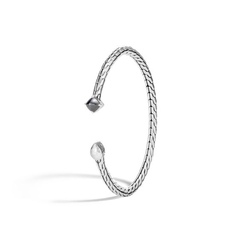Women’s Classic Chain Cuff with Swiss Blue Topaz