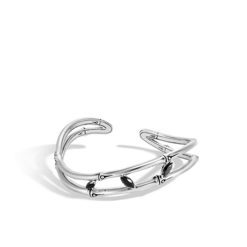 Women’s Cuff with Black Spinel