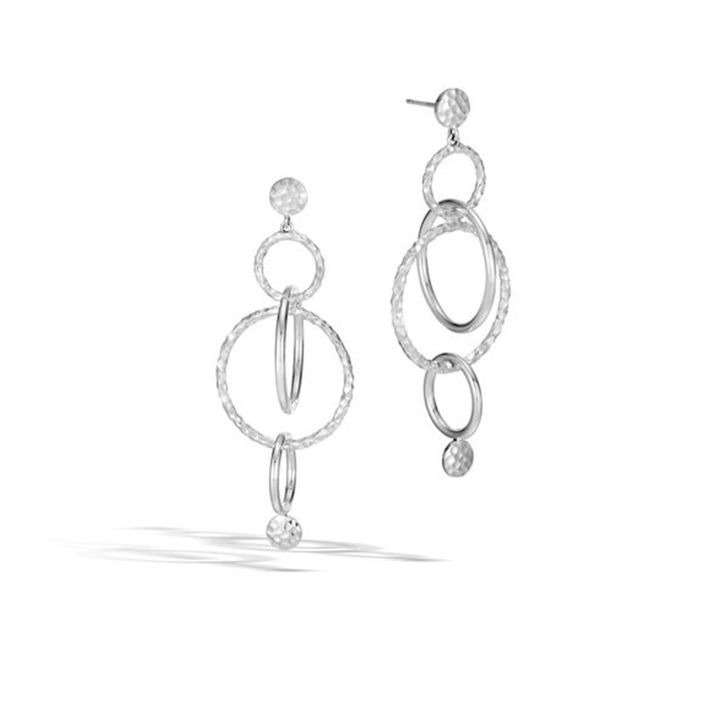 Women’s Hammered Drop Earring