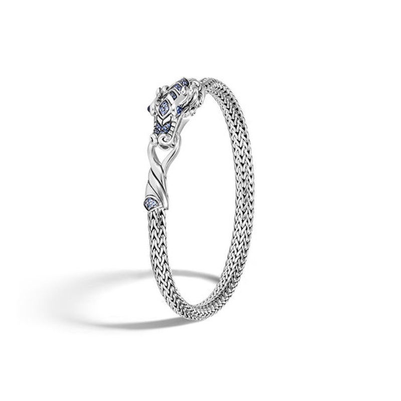 Women’s Naga Station Bracelet with Blue Sapphire