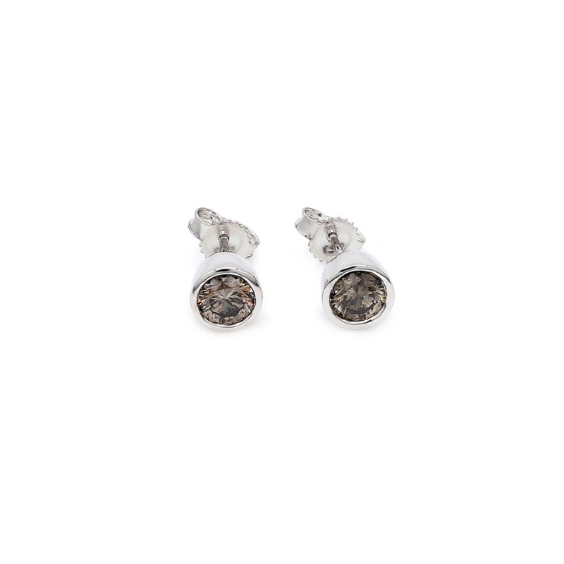 Bezel Earrings