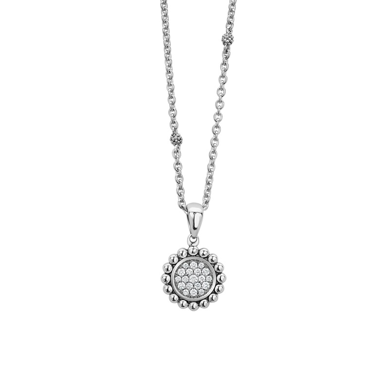 Caviar Spark Diamond Pendant Necklace