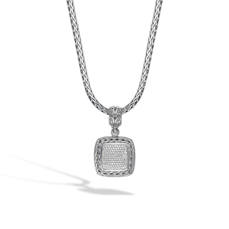Classic Chain Medium Square Pendant
