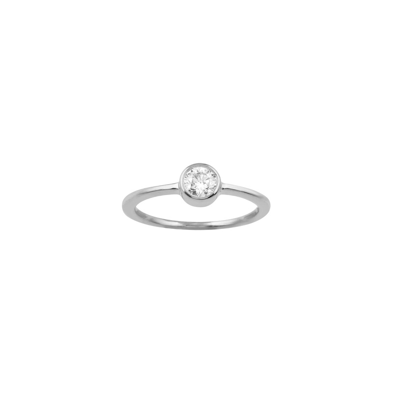 Diamond Bezel Ring