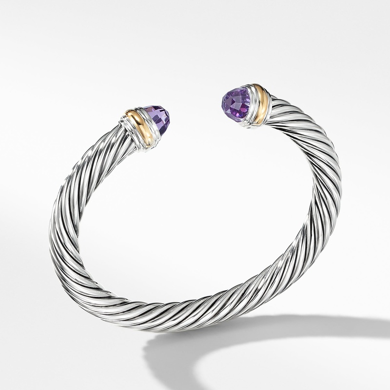 Bracelet with Amethyst and 14K Gold