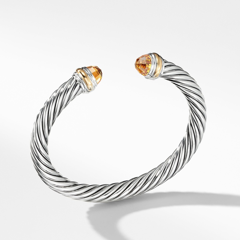 Bracelet with Citrine and 14K Gold