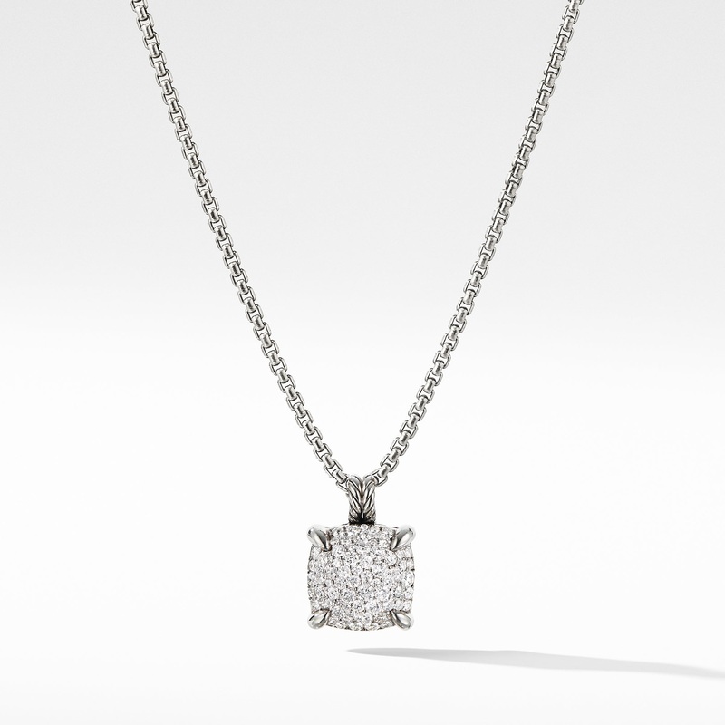 Chatelaine Necklace with Diamonds, 14mm