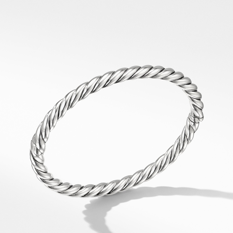 Sculpted Cable Bangle Bracelet