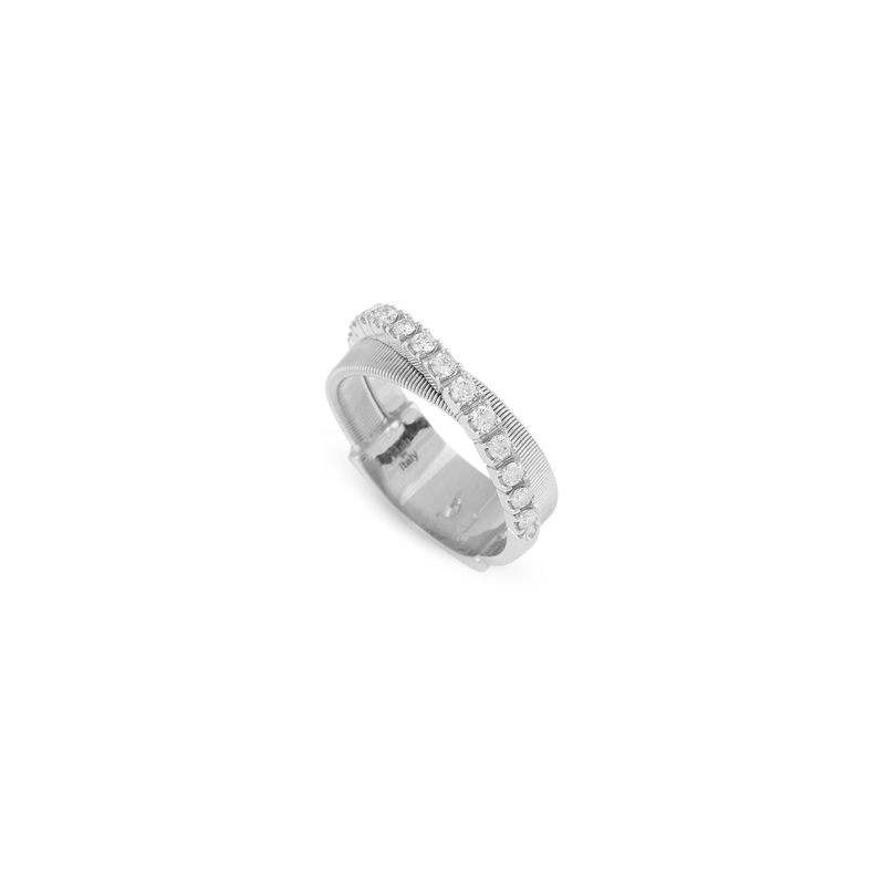 18K White Gold & Diamond Ring