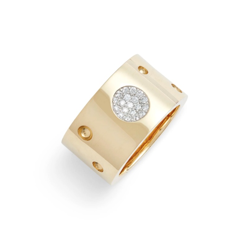 18K Yellow Gold Pois Moi 0.15CT Diamond Luna Ring
