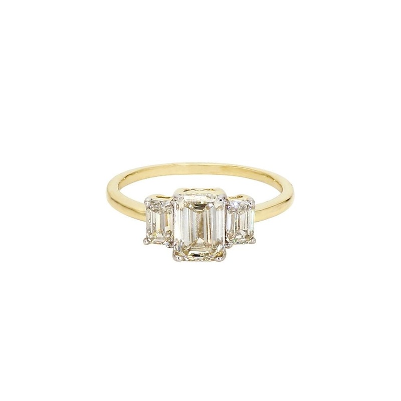 2.00 ctw. Lab-Created Diamond Ring in 14K Yellow Gold