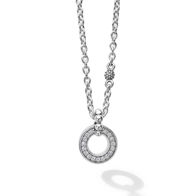 Diamond Circle Necklace