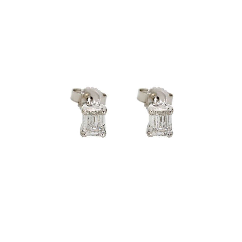 Emerald Cut Earrings