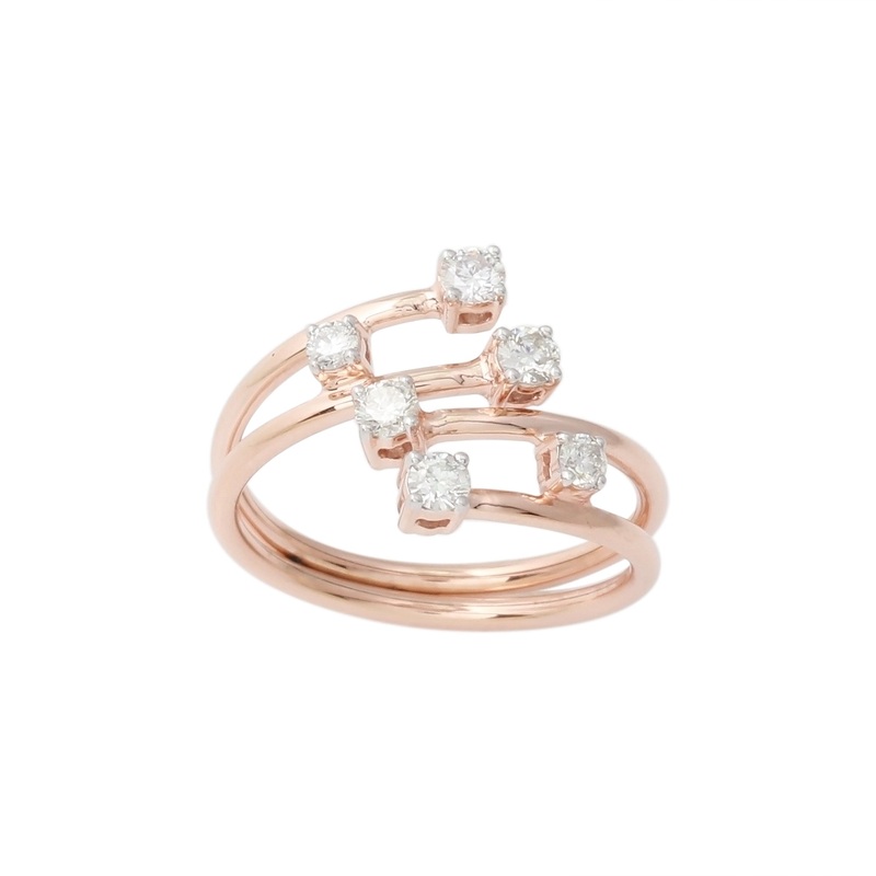 Flexible Diamond Band 6 Stone