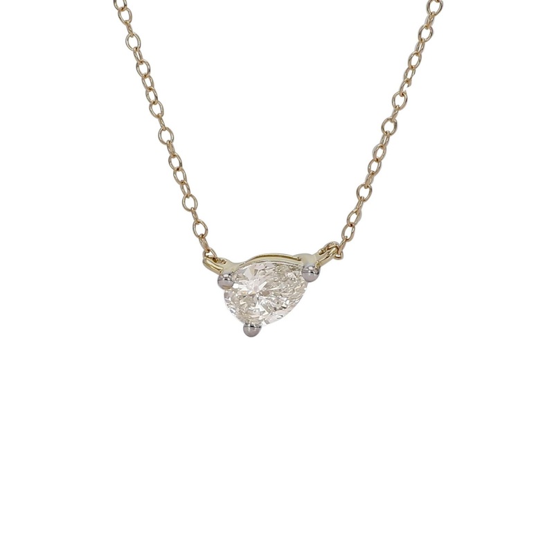Pear Diamond Pendant