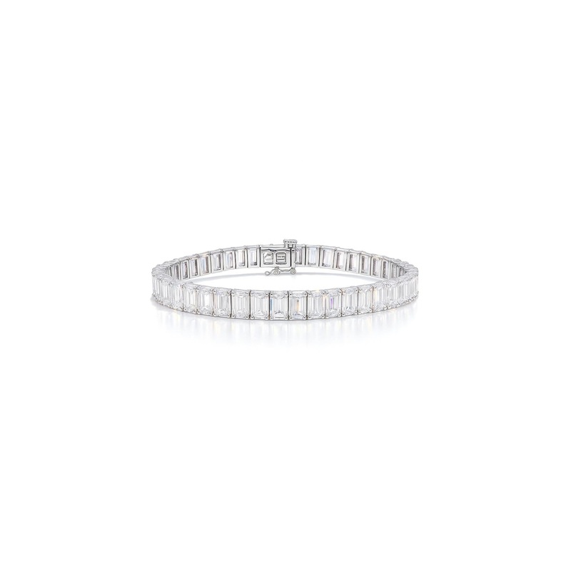 Emerald Cut Tennis Bracelet