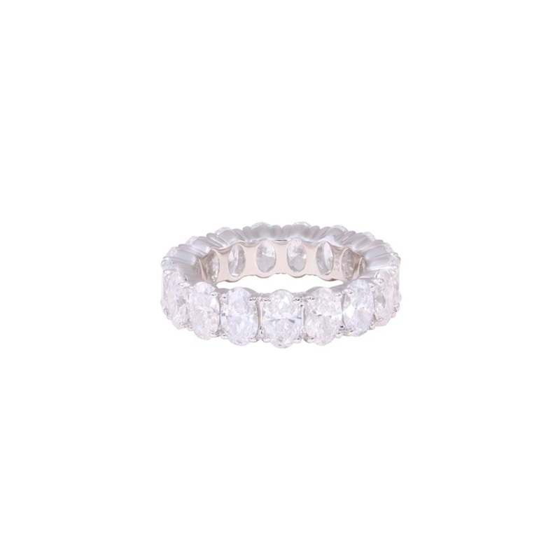 Oval Eternity Band