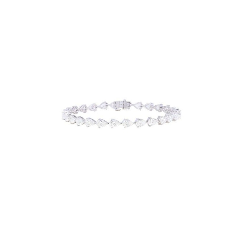 Pear Shaped Tennis Bracelet