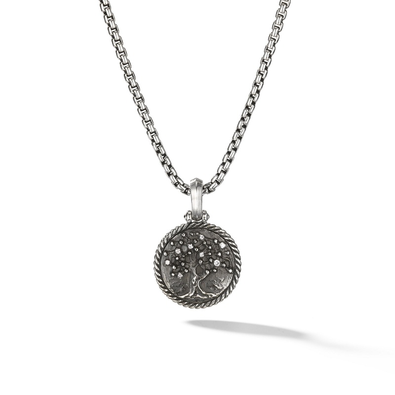Tree of Life Amulet with Diamonds