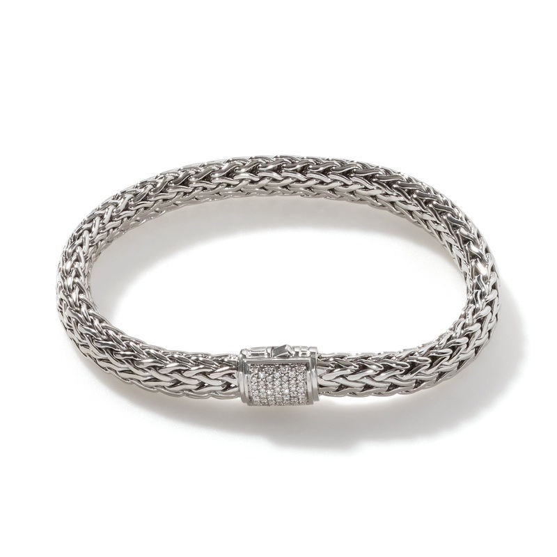 Classic Chain 7.5MM Pave Icon Bracelet