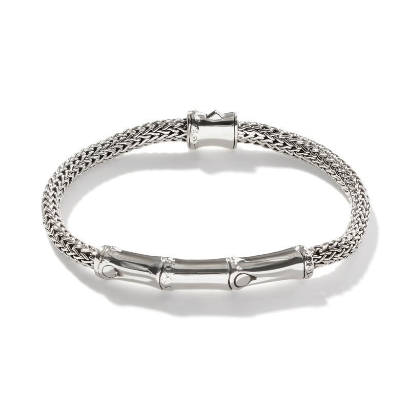 Classic Chain Bamboo 4MM Station Bracelet