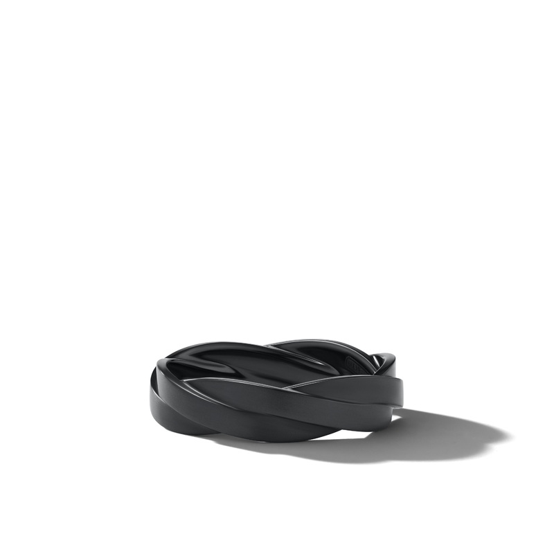 DY HeliosBand Ring in Black Titanium