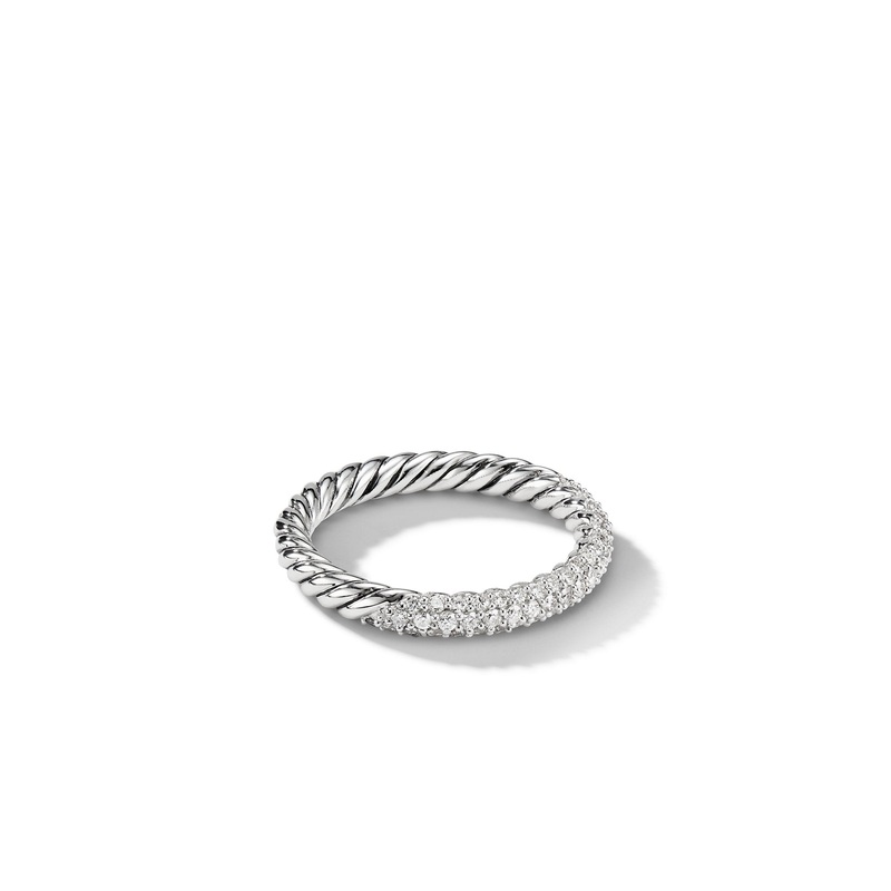 Petite Pave Ring with Diamonds