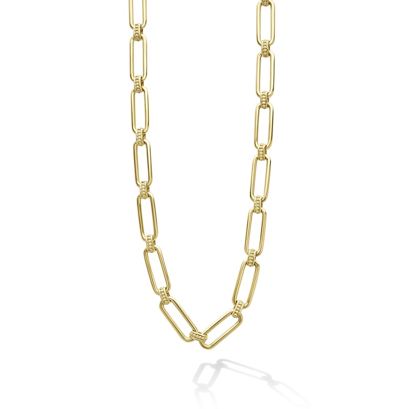 18K Gold Petite Link Necklace