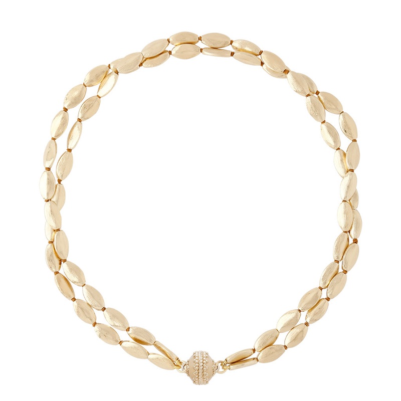 Small Gold Rush Double Strand Necklace