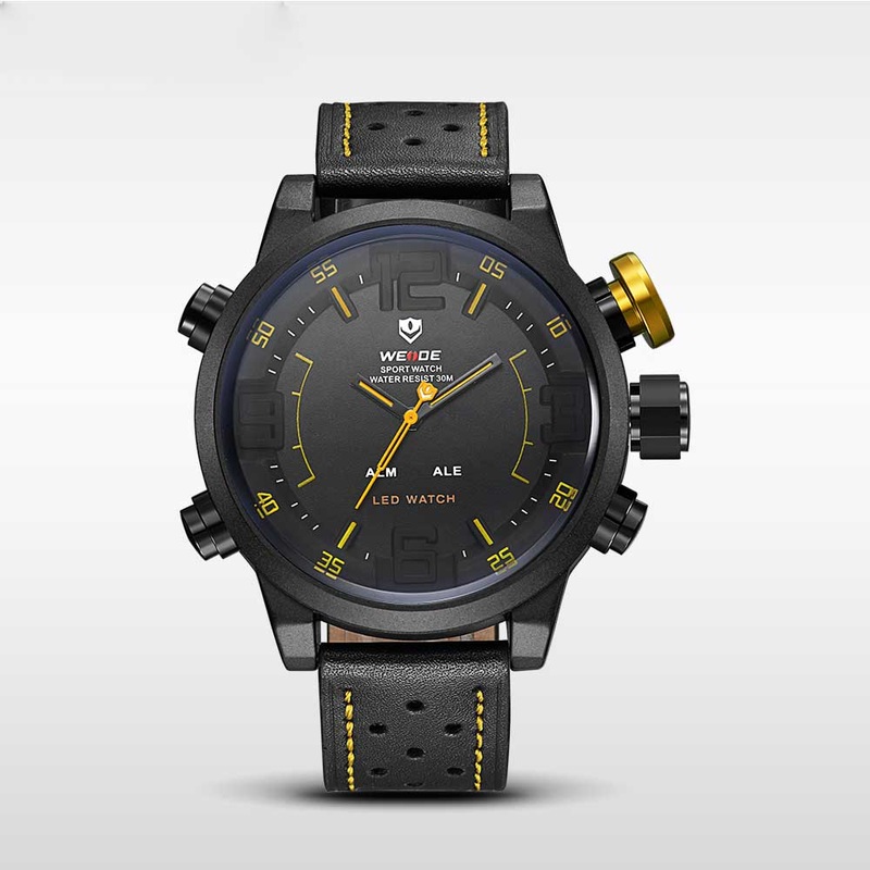 WEIDE WH5210B-3C MEN’S WATCH
