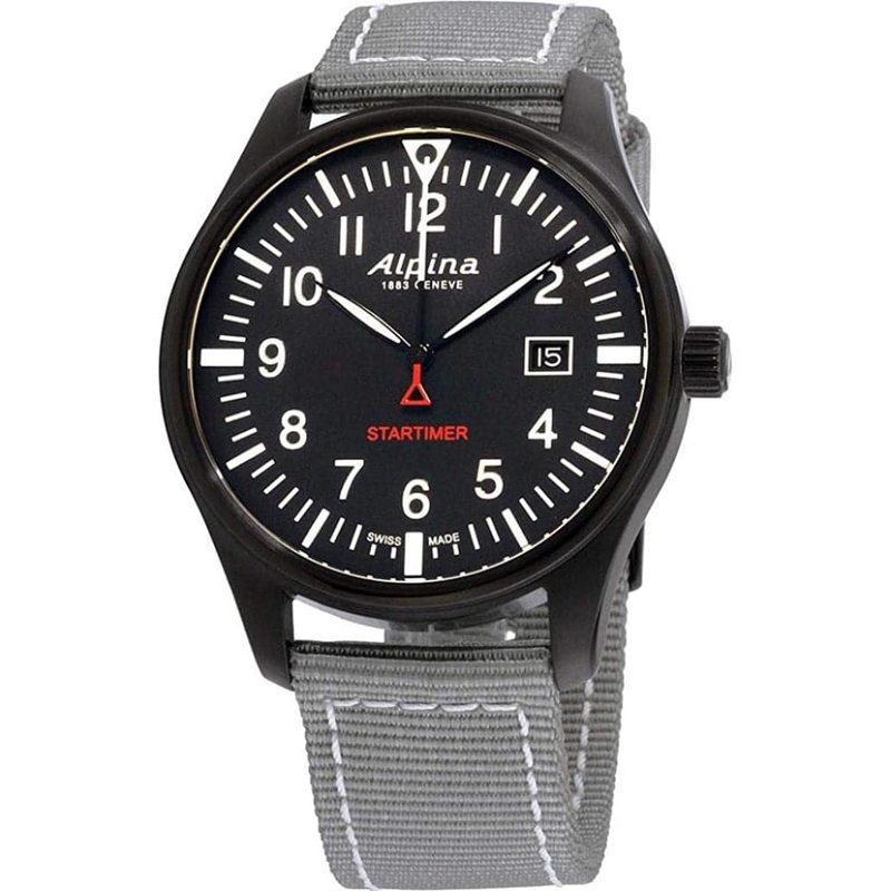 ALPINA STARTIMER PILOT AL-240B4FBS6 QUARTZ GMT MEN’S WATCH
