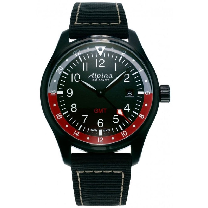 ALPINA STARTIMER PILOT QUARTZ GMT AL-247BR4FBS6 MEN’S WATCH