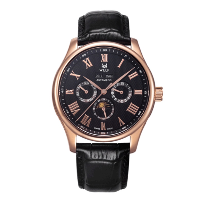 WULF LYCAN WF03.03 SWISS MECHANICAL BRACELET MEN’S WATCH