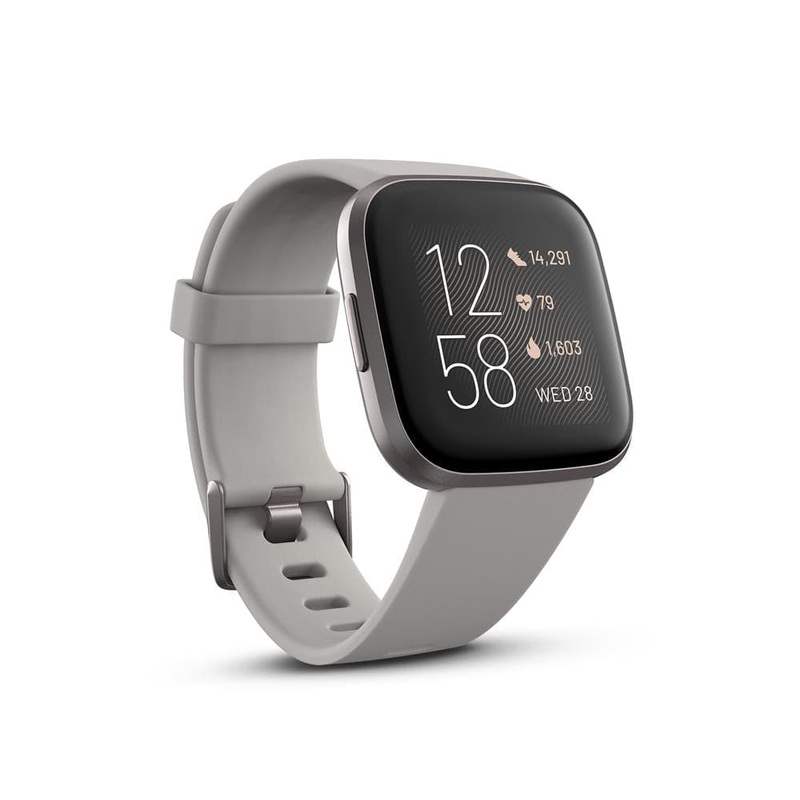 FITBIT VERSA 2 STONE / MIST GREY ALUMINIUM FB507GYSR-FRCJK SILICONE SMARTWATCH