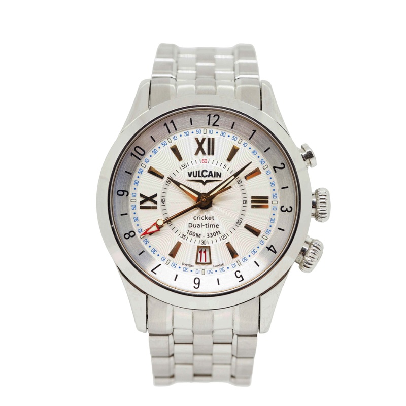 VULCAIN AVIATOR CRICKET DUAL-TIME VU110114-073M MEN’S WATCH