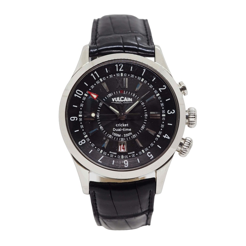 VULCAIN AVIATOR CRICKET DUAL-TIME VU110114.075LF MEN’S WATCH