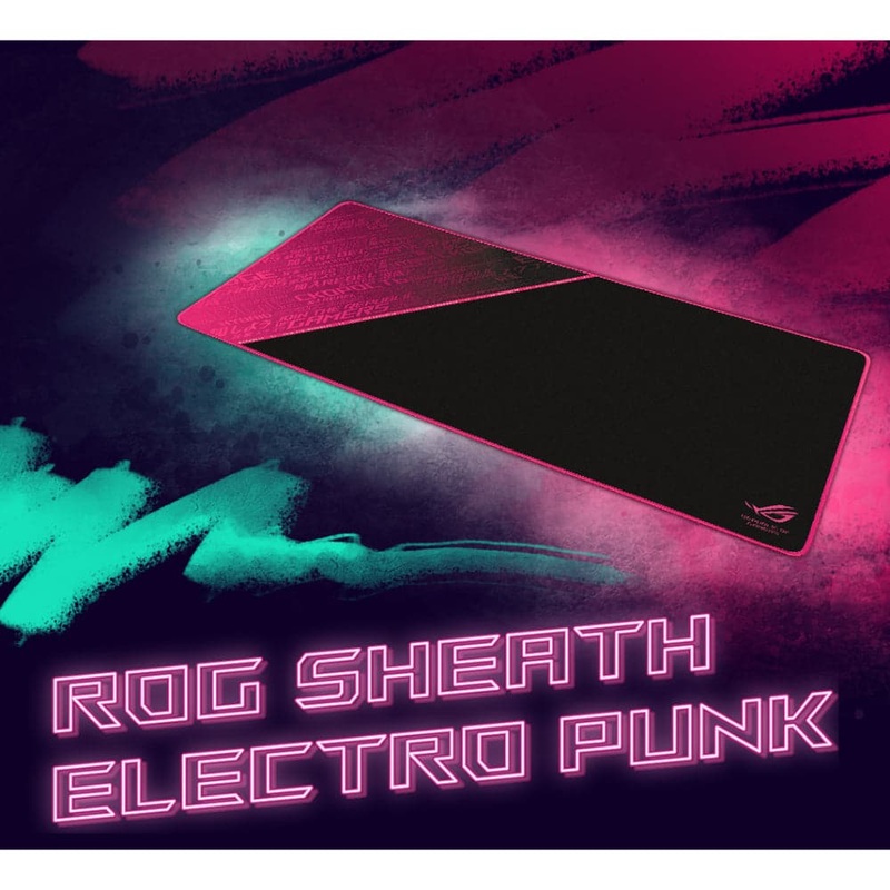 ASUS ROG SHEATH ELECTRO PUNK ROG SHEATH EP – NC01 EXTRA LARGE MOUSE PAD