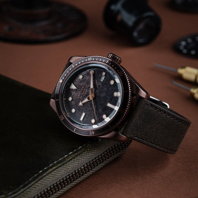 ARIES GOLD BLACK SEA G 9027 CF-BKT2 MEN’S WATCH