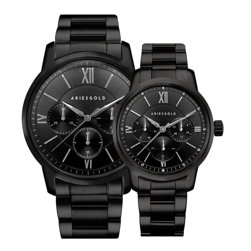 ARIES GOLD ETERNAL G 1027 & L 1028 BK-OUT COUPLE’S SET