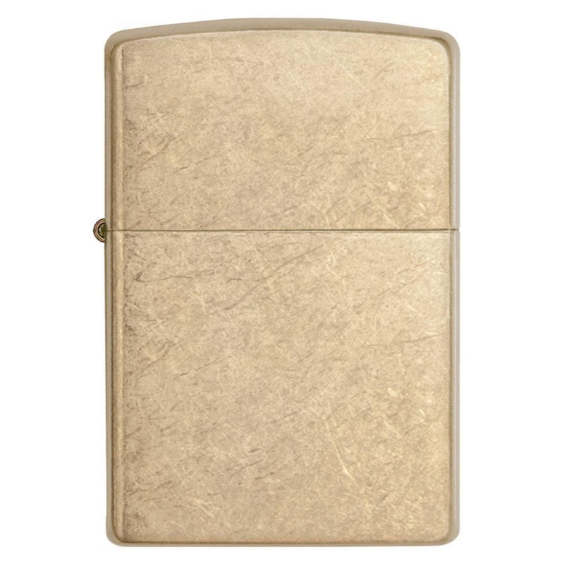 ZIPPO ARMOR TUMBLED BRASS LIGHTER #28496