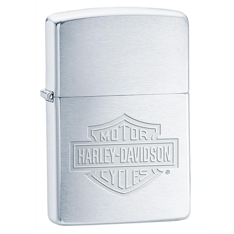ZIPPO HARLEY DAVIDSON CHROME LIGHTER #200HD/H199