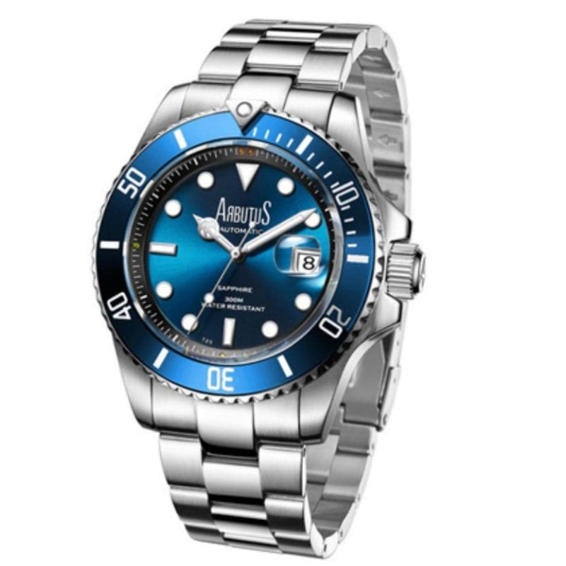 ARBUTUS AR1907SUS DIVE BLUE DIAL MEN’S WATCH